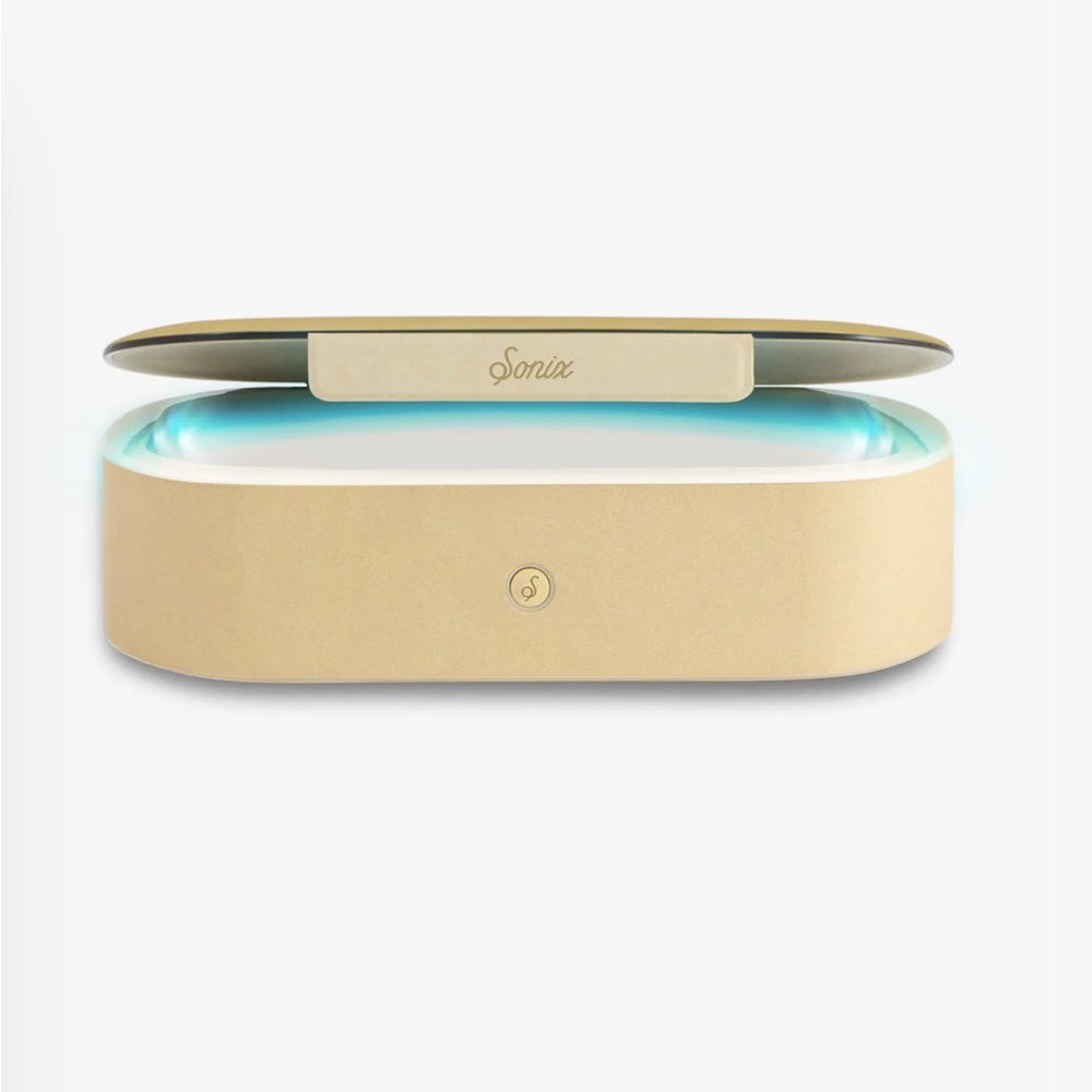 Sonix Beige and Gold UV Sanitizer Box